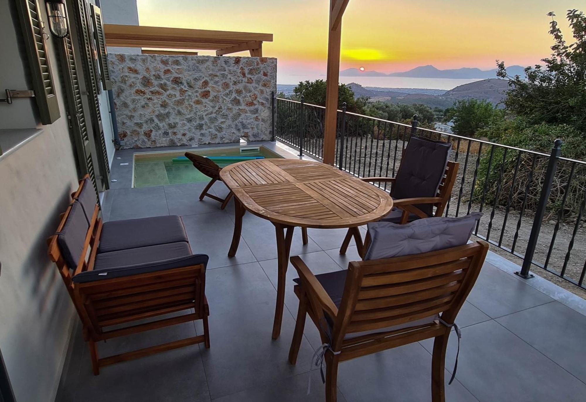 Villa Rosa - Luxury Villas With Panoramic Views Lagoudi Zia Exteriér fotografie