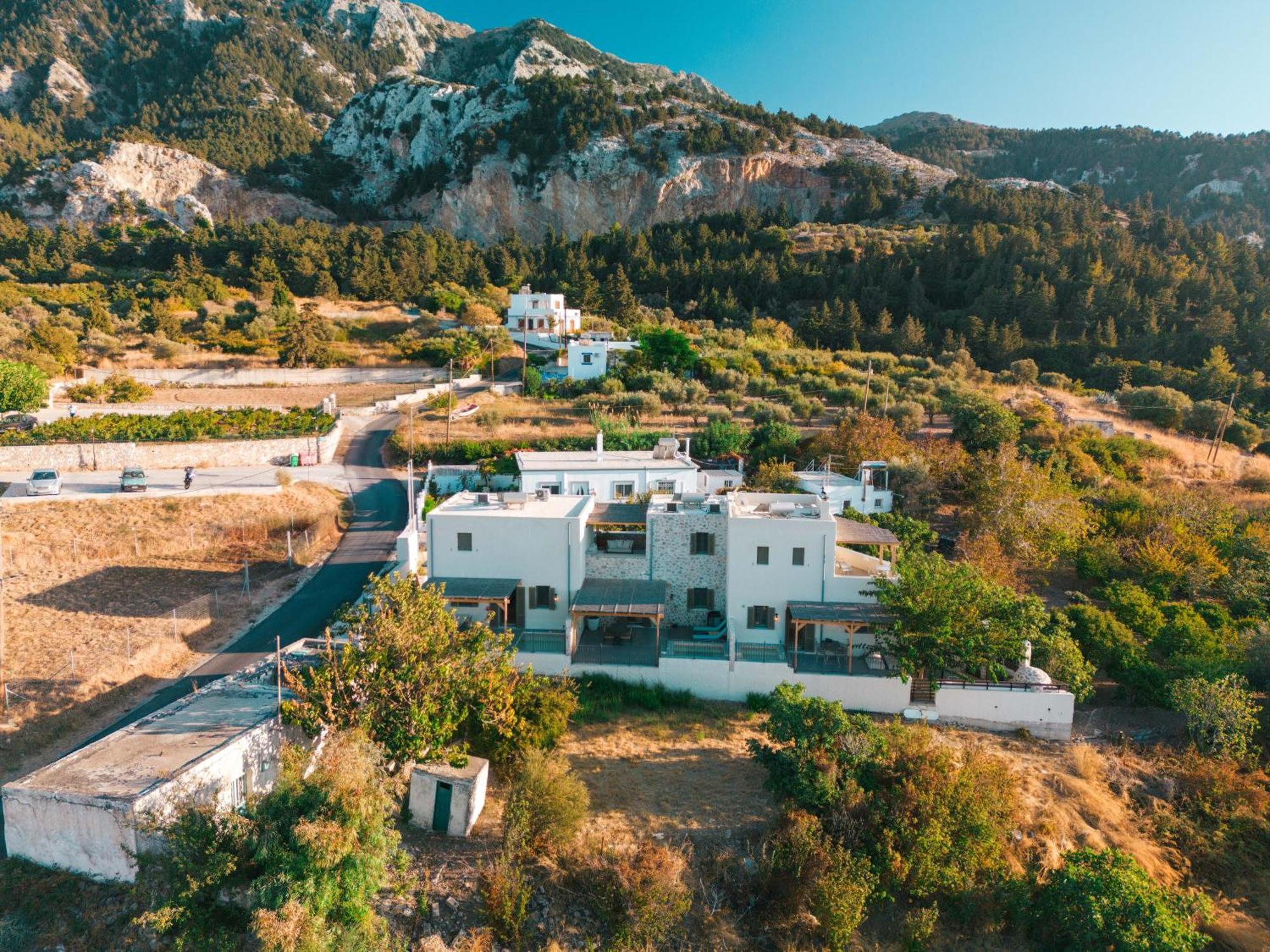 Villa Rosa - Luxury Villas With Panoramic Views Lagoudi Zia Exteriér fotografie