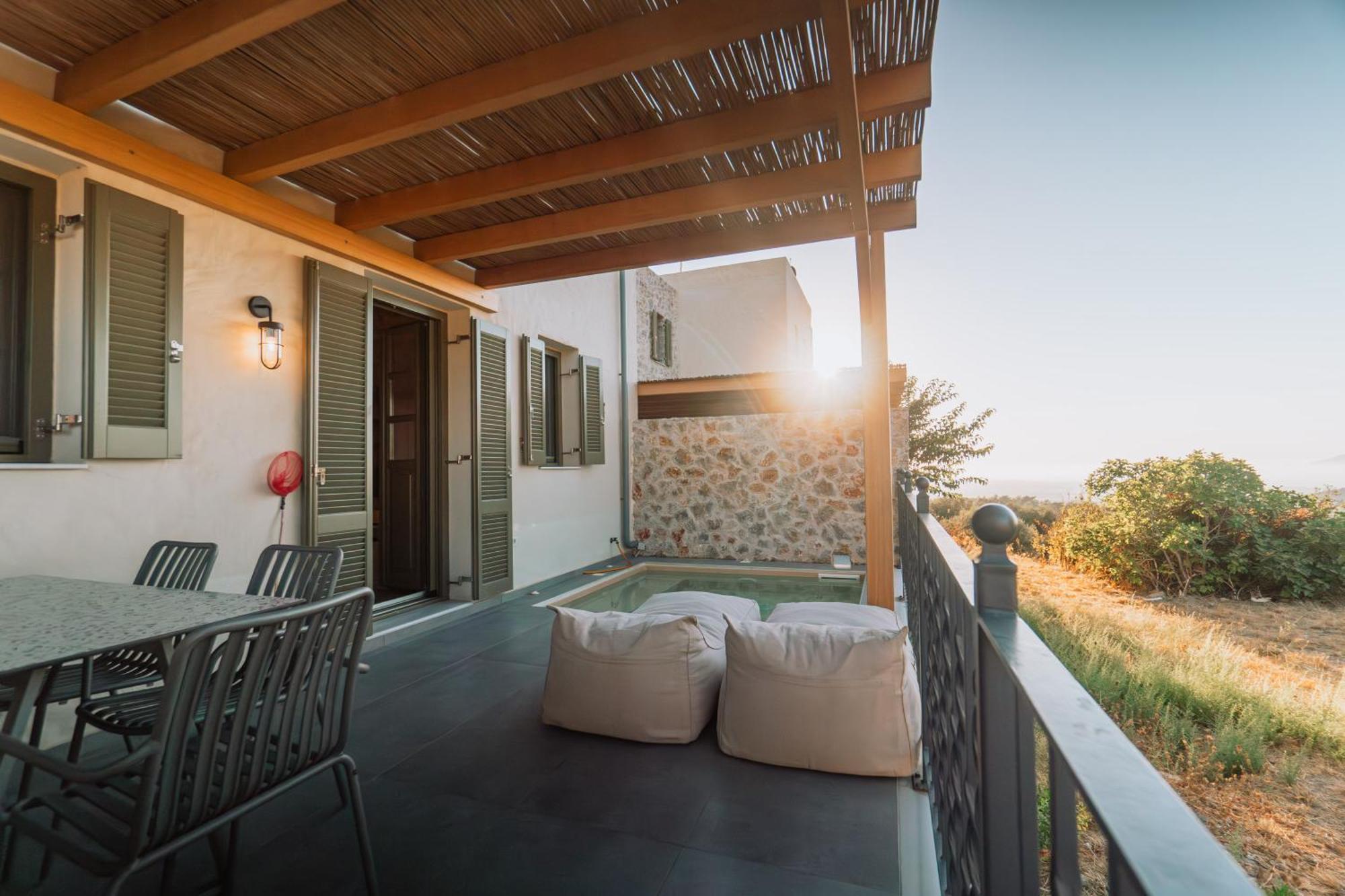 Villa Rosa - Luxury Villas With Panoramic Views Lagoudi Zia Exteriér fotografie