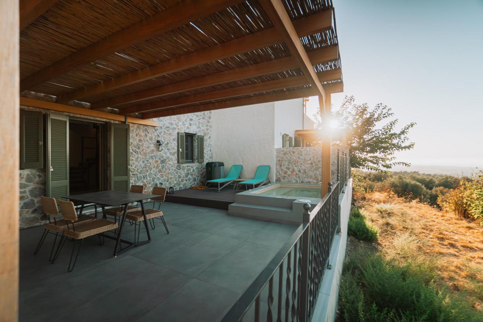 Villa Rosa - Luxury Villas With Panoramic Views Lagoudi Zia Exteriér fotografie