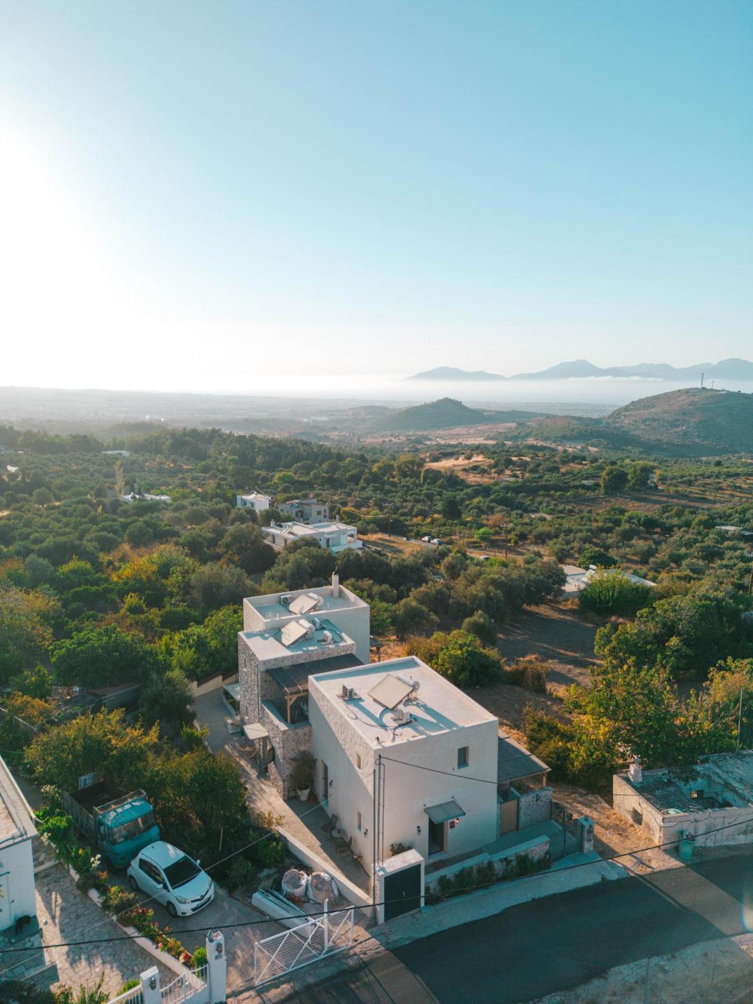 Villa Rosa - Luxury Villas With Panoramic Views Lagoudi Zia Exteriér fotografie